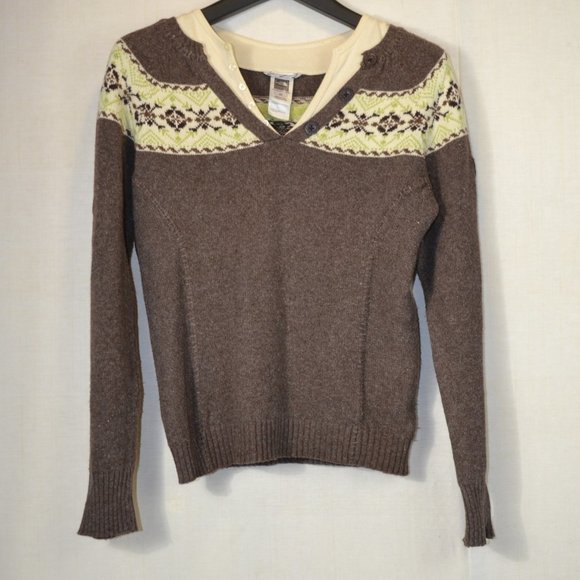 Y2k  vintage Women’s Knitted pull over Sweater wool cotton blend - Picture 1 of 7